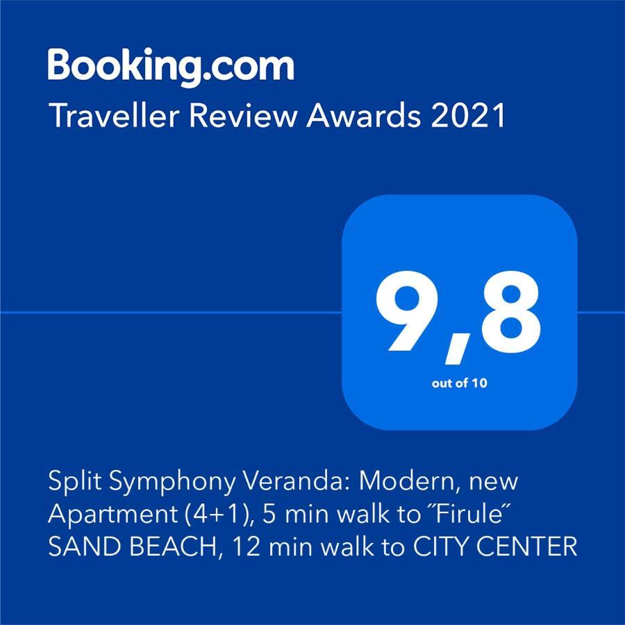 Split Symphony Veranda: Modern, New Apartment Εξωτερικό φωτογραφία